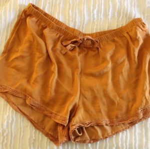 Aerie silk lounge shorts